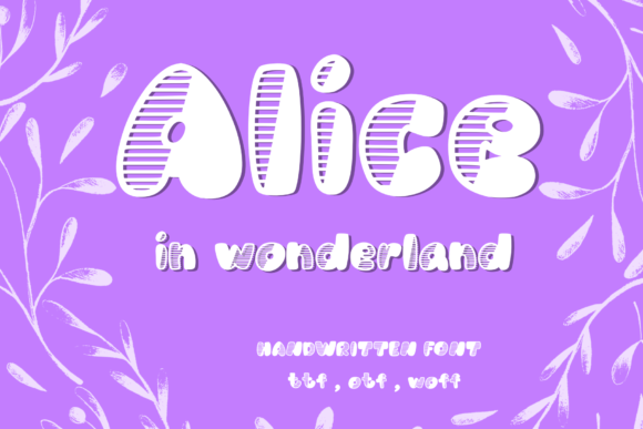 Alice: A Fun and Trendy Display Font for Creative Projects