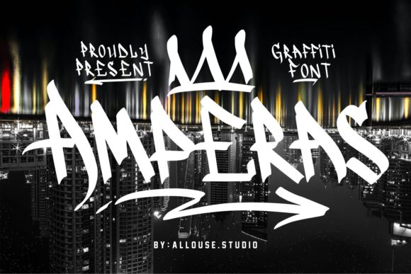 Amperas: A Bold Graffiti Font for Eye-Catching Campaigns