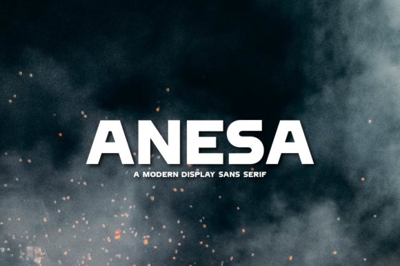 Anesa: A Bold and Chunky Display Font for Crafters