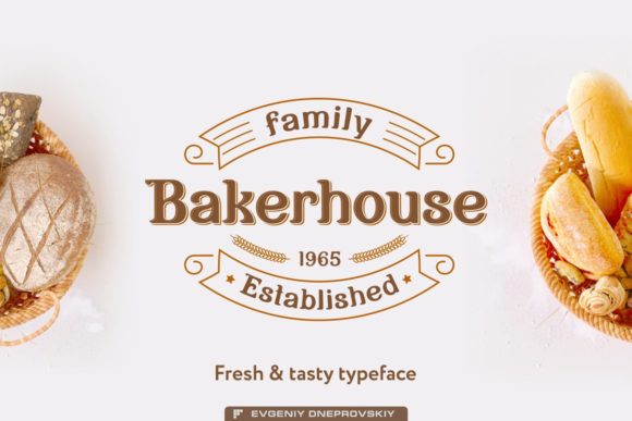 Bakerhouse: The Perfect Vintage Display Font for Crafters