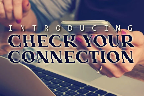 Check Your Connection: A Distorted Display Font for Creative Designs