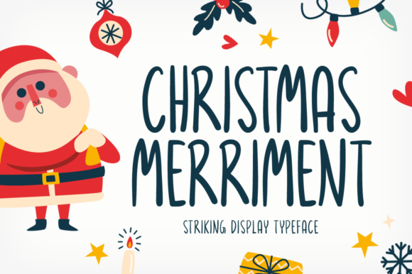 Christmas Merriment: A Versatile Font for Business Branding