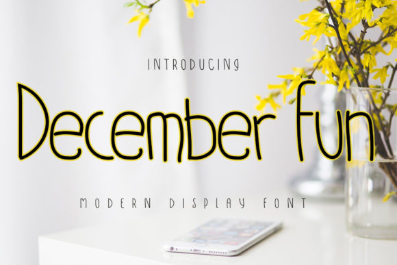 December Fun: A Playful Font for Engaging Branding