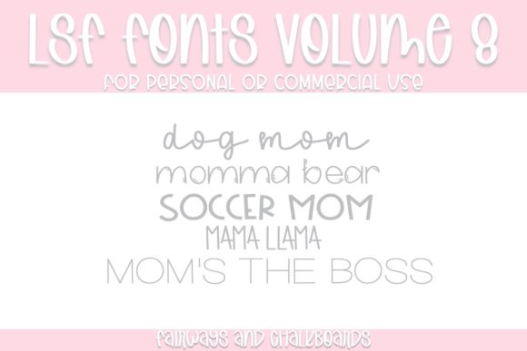 Discover the Versatility of LSF Volume 8 Font