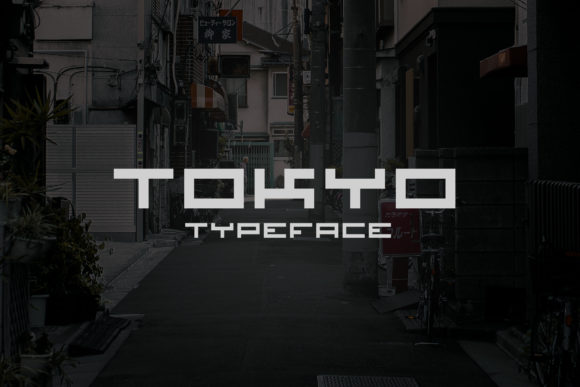 Discover Tokyo: A Unique Display Font for Creative Designs