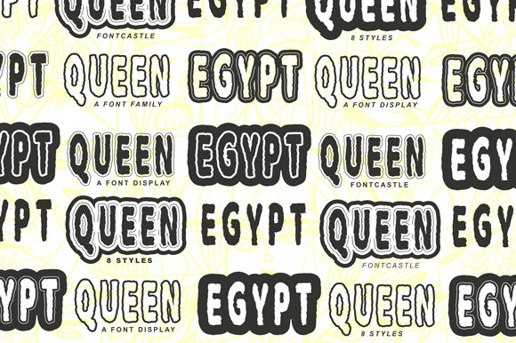 Egypt Queen: A Bold and Versatile Display Font for Creative Projects