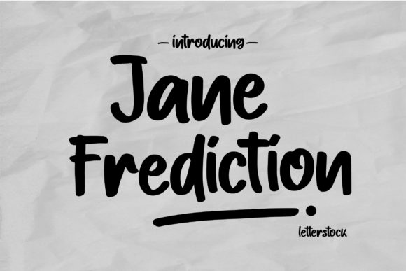 Enhance Your Brand with Jane Frediction Font