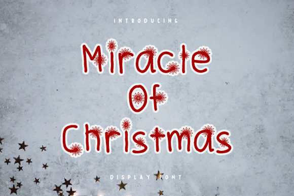 Enhance Your Campaigns with Miracle of Christmas Font