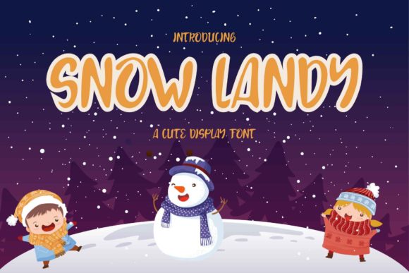 Enhance Your Campaigns with Snow Landy Display Font