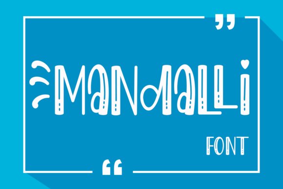 Exploring Mandalli: A Fun and Friendly Display Font
