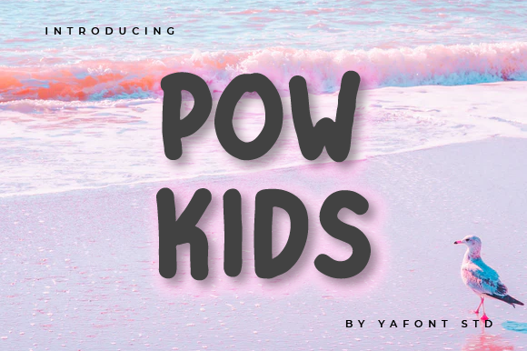 Exploring Pow Kids: A Fun and Playful Display Font