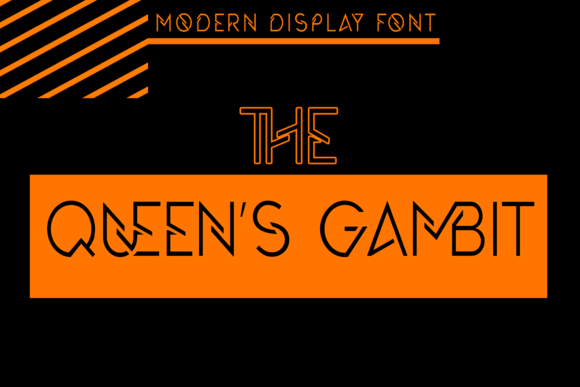 Exploring The Queen's Gambit: A Sci-Fi Techno Display Font