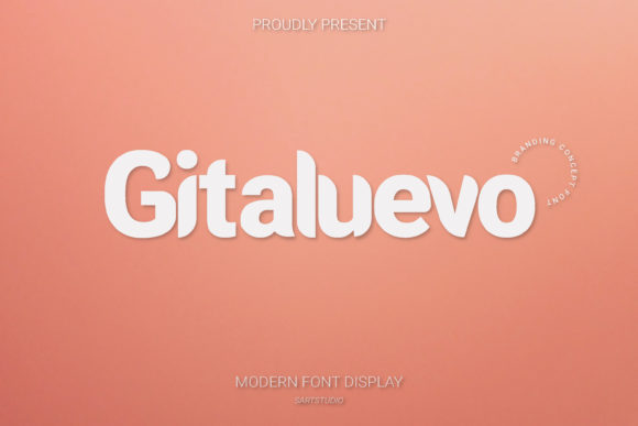Gitaluevo: A Modern Brushed Font for Professional Branding