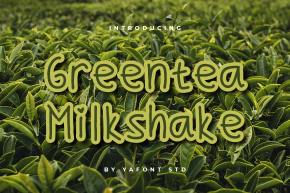 Greentea Milkshake: Elevate Your Web Design with This Unique Display Font