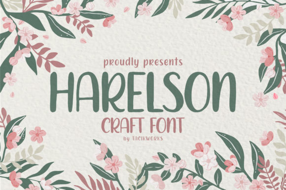 Harelson Craft: A Trendy Display Font for Editorial Design