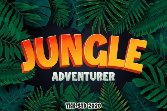 Jungle Adventurer: A Bold and Fun Display Font for Makers