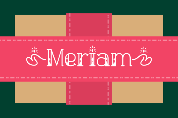 Meriam: A Trendy Display Font for Polished Branding