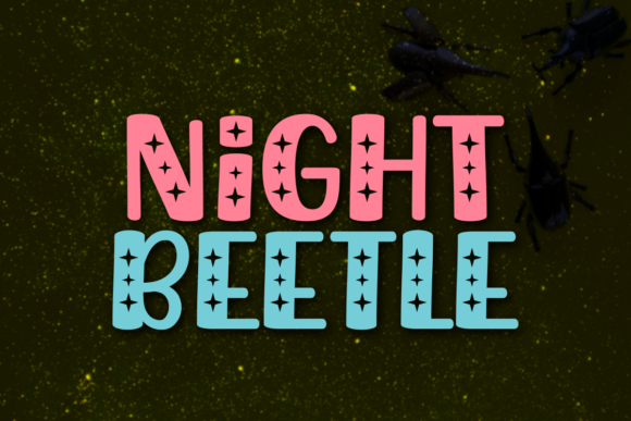 Night Beetle: A Playful and Authentic Display Font