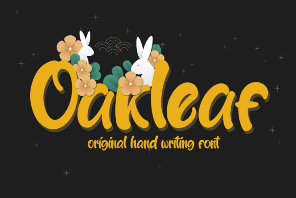 Oakleaf: A Brushed Urban Display Font for Modern Brands