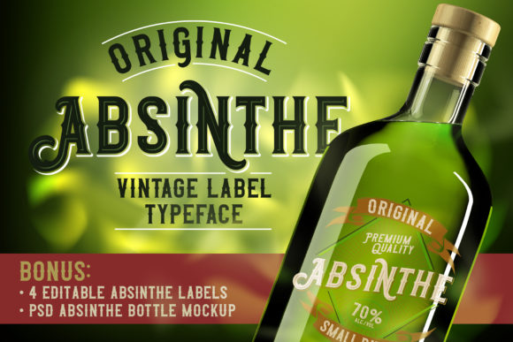 Original Absinthe: A Bold and Vintage Display Font