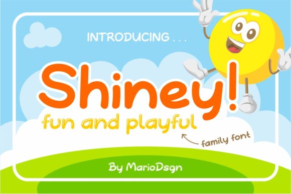 Shiney: A Joyful Display Font for Your Business