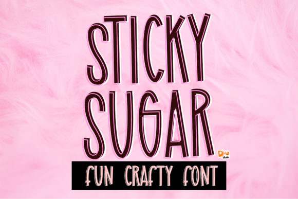Sticky Sugar: A Fun and Crafty Display Font for Marketers