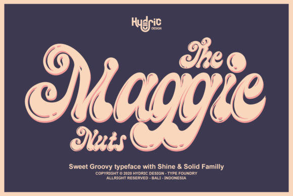 The Maggie Nuts: A Retro Styled Display Font for Editorial Design