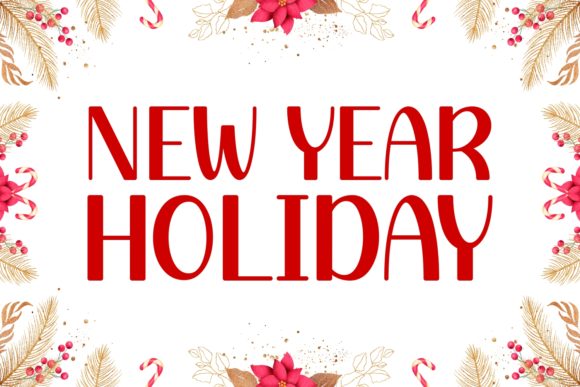 Transform Your Brand with New Year Holiday Font
