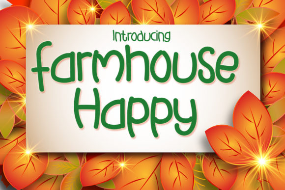 Transform Your Brand with the Farmhouse Happy Font