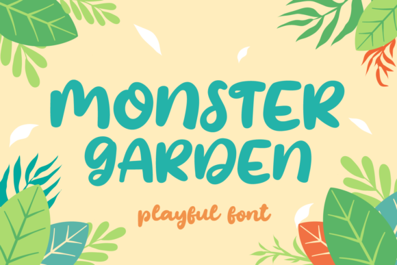 Unleash Creativity with Monster Garden Font