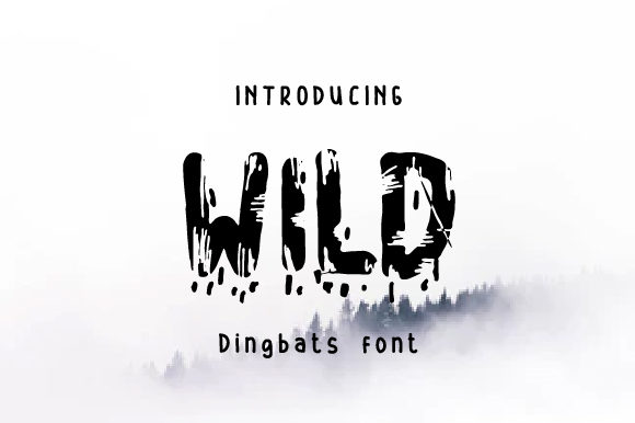 Wild: A Bold and Rough Display Font for Dramatic Designs